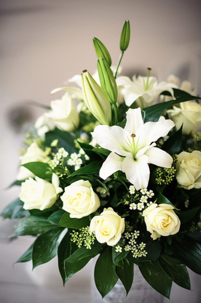 Fiori bianchi simbolo di pace